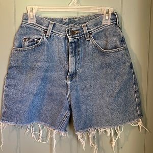 Denim shorts